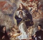 Juan de Valdes Leal The Immaculate Conception of the Virgin,with Two Donors Spain oil painting artist